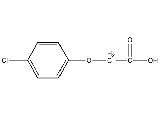 4-氯苯氧基乙酸结构式