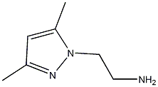 2-(3,5-二甲基-吡唑-1-基)-乙胺结构式