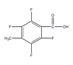 2,3,5,6-四氟-4-甲基苯甲酸结构式