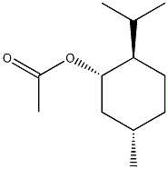 (1S)-(+)-乙酸薄荷酯结构式