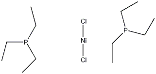 双(三乙基膦)氯化镍结构式