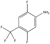 4-氨基-2,5-二氟苯并三氟结构式