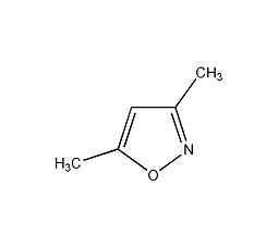 3,5-二甲基异噁唑结构式
