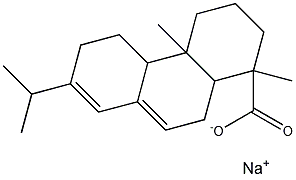 松香酸钠结构式