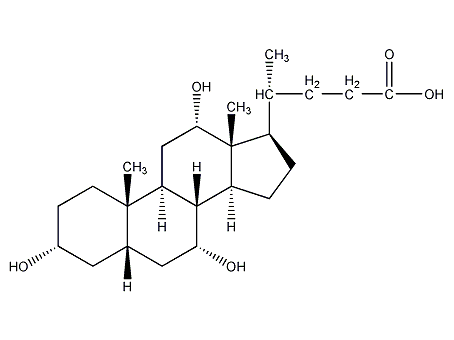 胆酸结构式
