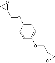 1,4-双(氧化缩水甘油)苯结构式
