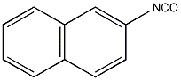 2-萘基异氰酸酯结构式