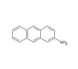 2-氨基蒽结构式