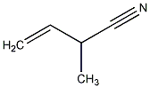 2-甲基-3-丁烯腈结构式