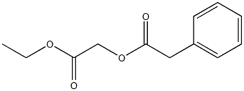(苯基乙酰氧基)乙酸乙酯结构式