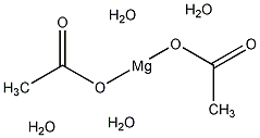 乙酸镁四水结构式
