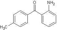 2-氨基-4'-甲基苯甲酮结构式