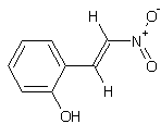 反-2-羟基-β-硝基苯乙烯结构式