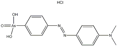 4-(4-二甲氨基偶氮苯)苯基砷酸盐酸盐结构式