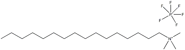 十六烷基三甲基六氟磷酸铵结构式