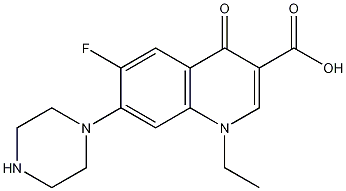 氟哌酸结构式