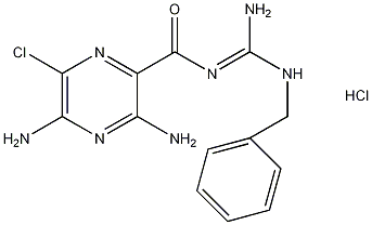 Benzamil  hydrochloride结构式