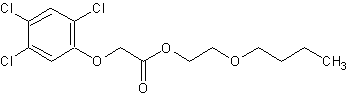 2,4,5-涕酸丁氧基乙酯结构式