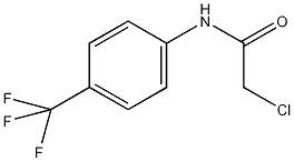 N-(氯乙酰)-4-(三氟甲基) 苯胺结构式