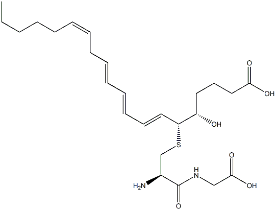 11-Trans leukotriene D4结构式