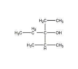 3-乙基-2-甲基-3-戊醇结构式
