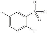2-氟-5-甲基苯磺酰氯结构式