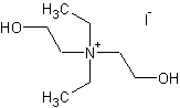 (2-羟乙基)三乙胺碘结构式