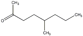 5-甲基-2-辛酮结构式