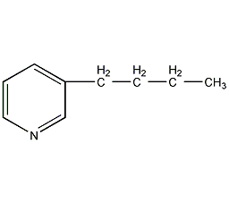 3-丁基吡啶结构式
