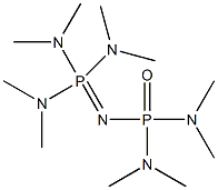 1,1,3,3,3-五(二甲氨基)-1λ5,3λ5-二磷腈1-氧化物结构式