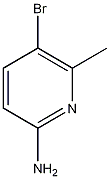 2-氨基-5-溴-6-甲基吡啶结构式