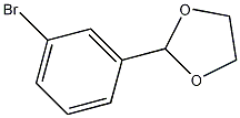 2-(3-溴苯基)-1,3-二氧戊环结构式