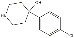 4-(4-氯苯基)-4-羟基哌啶结构式