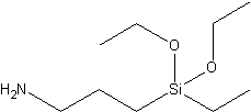 (3-氨丙基)乙基二乙氧基硅烷结构式