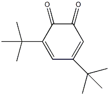3,5-二叔丁基-1,2-苯醌结构式