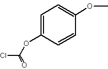 4-甲氧基苯基氯甲酸酯结构式