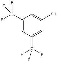 3,5-双(三氟甲基)苯硫酚,结构式