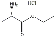 L-丙胺酸乙酯盐酸盐结构式
