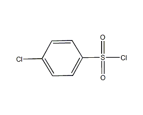 4-氯苯磺酰氯结构式
