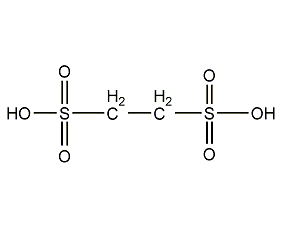 1,2-乙烷二磺酸结构式