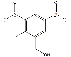 2-甲基-3,5-二硝基苯甲醇结构式