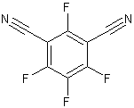 四氟间苯二腈结构式