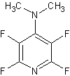 4-(二甲氨基)-2,3,5,6-四氟吡啶结构式