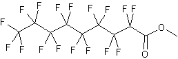 全氟王酸甲酯结构式