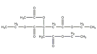 乙酰柠檬酸三乙酯结构式