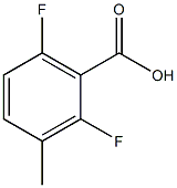2,6-Difluoro-3-methylbenzoic acid结构式
