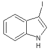 3-碘吲哚结构式