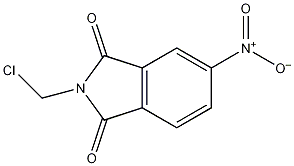 N-氯甲基-4-硝基邻苯二甲酰亚胺结构式