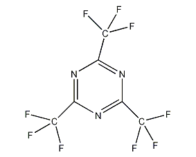 2,4,6-三(三氯甲基)-1,3,5-三嗪结构式