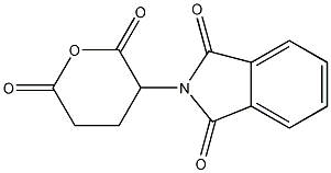 2-(四氢-2,6-二氧代吡喃-3-基)异吲哚-1,3(2H)二酮结构式
